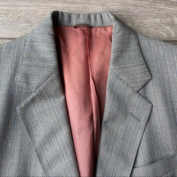 Nino Cerruti Paris Diffusion Pure Virgin Wool Blazer Union Made in USA - Picture 4 of 16